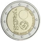 2 евро 2018 Эстония 100 лет Республики UNC из ролла