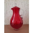 Кувшин с крышкой-рюмкой, стекло. СССР