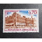 Марка Франция 1967 год Замок