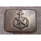 Пряжка,пряга,бляха с якорем.
