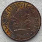 Германия 1 пфенниг 1948 г. F