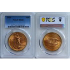 20 долларов 1924 г. Шагаюшая свобода. США. PCGS MS 65!!! Золото. KM# 131
