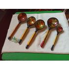 Ложки деревянные с росписью СССР