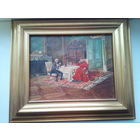 Картина"Пьянство Аббата"холст масло.