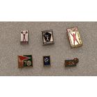 Лот значков Спортивные клубы, 200 лотов с 1 рубля,5 дней!