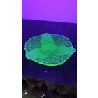 Блюдце Неман Столле Stolle, урановое стекло отличное состояние