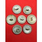 Пуговицы Вермахт, все с клеймами - 7 шт. С рубля , без м.ц. См. др. мои лоты.