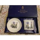 Тарелочка и Вазочка Нарциссы Примула Royal Worcester Англия винтаж