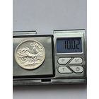 2 лиры Италия 1916 года. Король Виктор Эммануил III (1900 - 1946). Серебро 835. Монета не чищена. L45567.