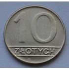 Польша, 10 злотых 1989 г.