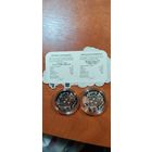 Комплект из 2-х монет:20 рублей СЕРЕБРО+1 рубль медно-никель Загадки серии Белорусский детский фольклор 2025г