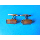 Запонки СССР  серебро 875