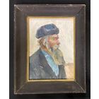 Крохалев П.С;Засл.Худ;(Крохолев);Беларус"Селянин ", 1979г. Картон, масло.Размер 26х35 см.