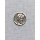 США, 10 центов - Mercury Dime, 1938 S  серебро