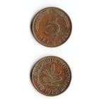 5 пфеннигов Германия 1979 года(D)