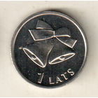 Латвия 1 лат 2012 Колокольчики