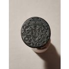 Шляхетская печать герб Сас с инициалами.