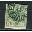 Австро-Венгрия - 1890 - Герб 2Kr. Zeitungsstempelmarken. Газетная марка - [Mi.8zst] - 1 марка. Гашеная.  (Лот 3JL)-TG2P32