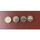 4 юбилейных монеты Венгрии 5 форинтов