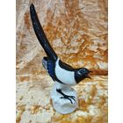 Статуэтка фарфоровая Сорока птица, ЛФЗ. СССР