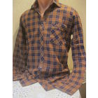 Клетчатая теплая мужская рубашка из Германии