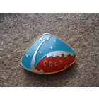 Брошь - крупный редкий значок Космос СССР Ракета