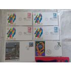 С РУБЛЯ за шт. 6 конвертов первого дня с марками, на 1975, 1976 и 1999 год. Швеция. Распродажа коллекции.