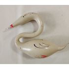 Игрушка ёлочная Лебедь, стекло. СССР