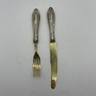 Антикварные десертные нож и вилка. Германия. 3386