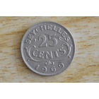 Сейшелы 25 центов 1969   Редкая!