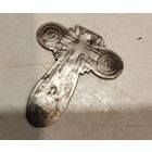 Крестик серебро. Точнее часть дореволюционного крестика