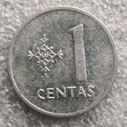 Литва 1 цент  1991 г.  (3)