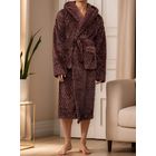 Халат банный махровый с поясом и карманами женский M