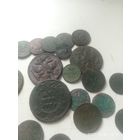Сборка хорошей Царской меди. РИА ,ВКЛ. 20 Монет. Есть ПОЛУШКА 1855 года, Александра. Не частая монета.