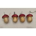 Игрушка елочная Гриб Вата