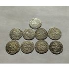 Полугроши 1557, 1558, 1559, 1560, 1561, 1562, 1563, 1564, 1564. Сборный лот. 1/2 гроша