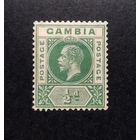 Великобритания\114в\ Гамбия. 1921-1922 г. Король  Георг V