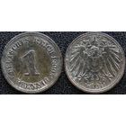 YS: Германия, Рейх, 1 пфенниг 1900F, KM# 10 (2)
