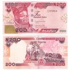 Нигерия 200 найра 2024 год Новый дизайн и цветовая гамма UNC