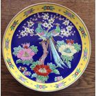 Тарелка Япония старая в эмалях ручная роспись