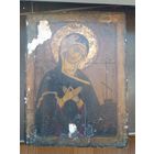 Старая икона позолота 21,5Х28,5 см