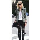 Скинни "рваные" Gina Tricot, р.25