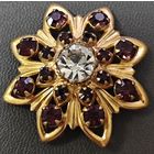 Винтажная брошь СССР. Небольшая. Эффектная