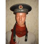 Чёрная бескозырка курсанта Мореходной школы СРП Военно-морского флота. СССР, 80-е годы прошлого столетия..