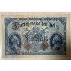 Банкнота 5 марок 1914 год. Германская империя.