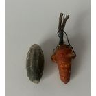 Елочная игрушка морковка огурец вата ссср цена за все