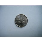 Квотер (25 центов) США 2007г. ЮТА. D.