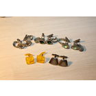 Запонки времён СССР, 5 пар, металл и пластик.