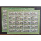 Беларусь 2002, разновидность, чистые листы КМ 486, Мост через Сож в Гомеле, разный цвет, жёлто зелёный и холодный зелёный, смотрите фото