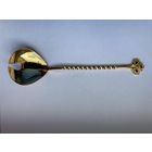 Ложка для салата позолоченная. Таллинский экспериментальный ювелирный завод